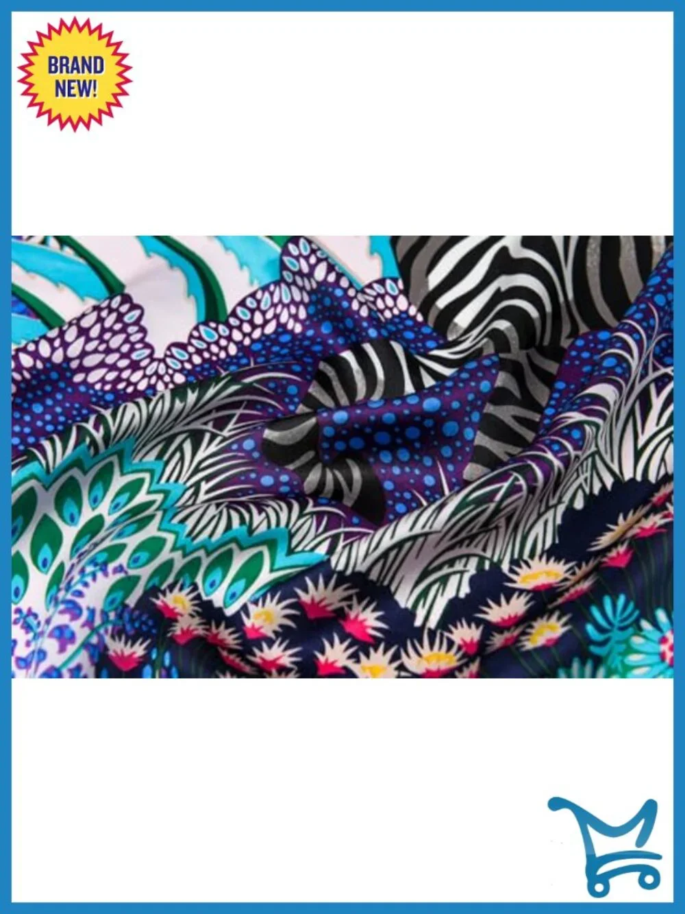 100% Mulberry Silk Scarf 43